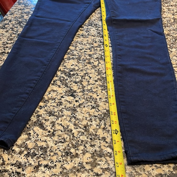 Gap blue stretch skinny jeans Sz 8 soft cotton 5 pockets - Picture 10 of 13